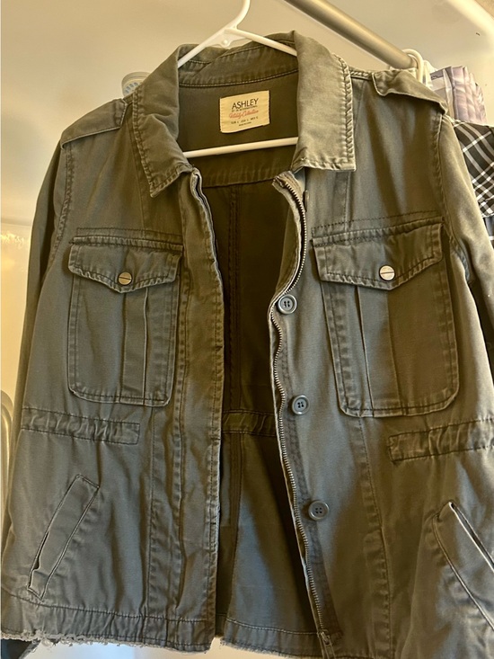 Ashley By 26 International Jackets & Blazers - Ashley By 26 International Olive Green Military Field Jacket